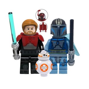 Набор минифигурок Оби Ван Кеноби в мандалорской броне против Пре Визслы Звёздные Войны / Совместимый с лего конструктор