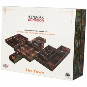 Набор модульного террейна Tenfold Dungeon — The Town
