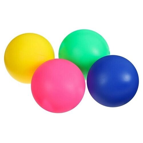 Набор мячей для детского бадминтона ONLYTOP, 4 шт, цвета микс от компании М.Видео - фото 1