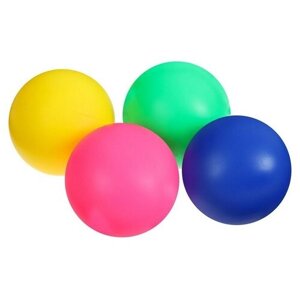 Набор мячей для детского бадминтона ONLYTOP, 4 шт, цвета микс