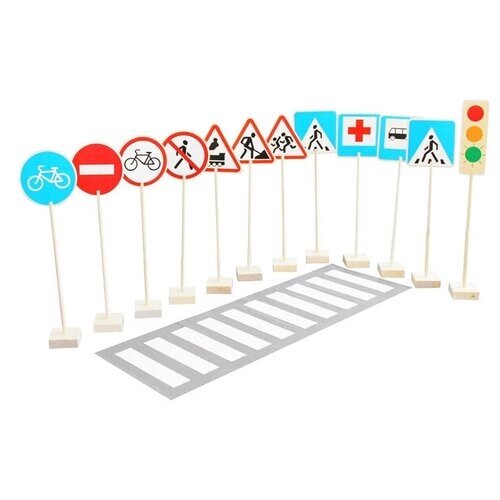 Набор напольный «Знаки дорожного движения» от компании М.Видео - фото 1