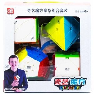 Набор Нестандартных Головоломок для спидкубинга 1 QiYi MoFangGe / Развивающая игра / Цветной пластик