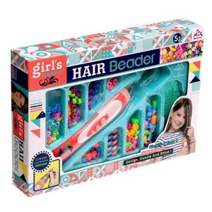 Набор парикмахера "Креатив" с аксессуарами для волос + аппарат для плетения, для девочек
