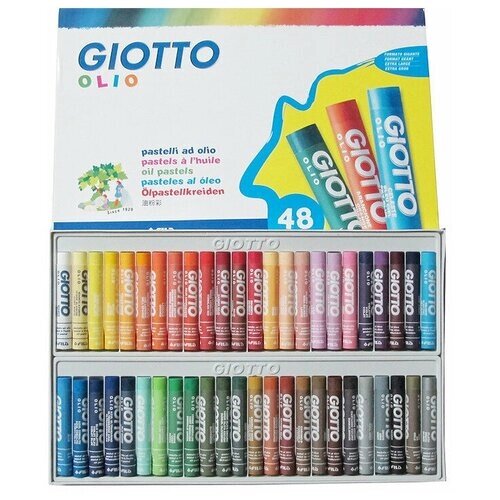 Набор пастели масляной Giotto Olio, 0.1 см, 48 цветов, картонная коробка 48 цветов от компании М.Видео - фото 1