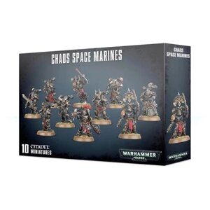 Набор пластиковых моделей Warhammer 40000 Chaos Space Marines / Космодесантники Хаоса