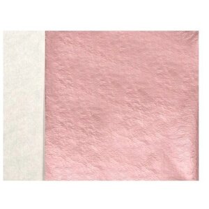 Набор Поталь 100 листов 8*8,5см, цвет фольгированный розовый