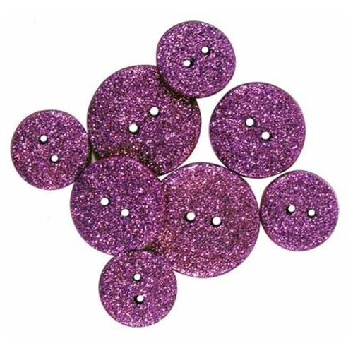 Набор пуговиц Glitter Buttons, 7шт от компании М.Видео - фото 1