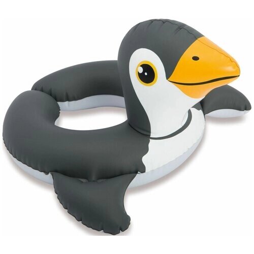 Надувной круг "Животные" разъемный INTEX 59220, Пингвин от компании М.Видео - фото 1