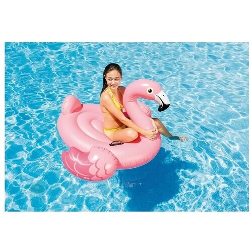 Надувной плот Intex 57558NP "Flamingo Ride-On" (142х137х97см) от компании М.Видео - фото 1