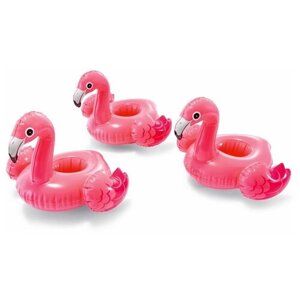 Надувные плавающие держатели для напитков Фламинго, 28х25х20 см