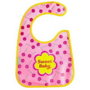 Нагрудник детский «Sweet Baby», на липучке, с карманом 7127782