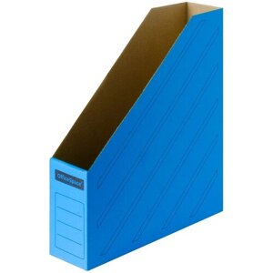 Накопитель-лоток архивный OfficeSpace (микрогофрокартон), ширина 75мм, синий Спейс 225417