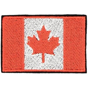 Нашивка, патч, шеврон "Флаг Канады" 60x40mm PTC285