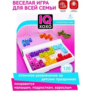 Настольная Логическая Игра для Детей и Взрослых IQ-ХоХо Крестики-Нолики