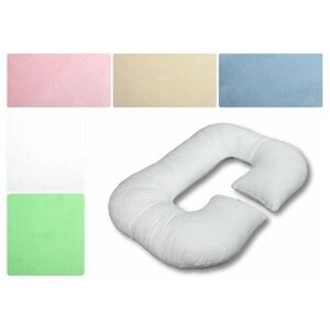 Наволочка на подушку для беременных "С" сатин; арт: НС-С-Бежевая размер 400 х 35