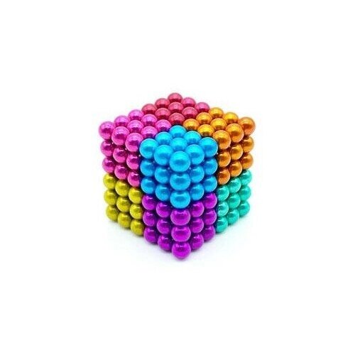 Неокуб 5мм разноцветный (8 цветов) от компании М.Видео - фото 1