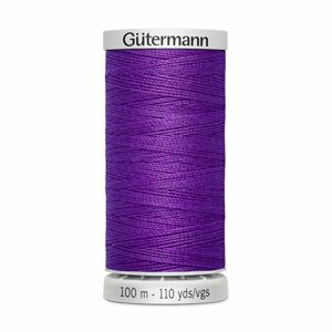 Нить Gutermann Extra Strong 40/100 м суперкрепкая, 100% полиэстер, цвет 392 фиолетовый