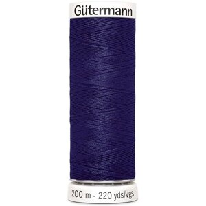 Нить Gutermann Sew-all 748277 для всех материалов, 200 м, 100% полиэстер (066 индиго), 5 шт