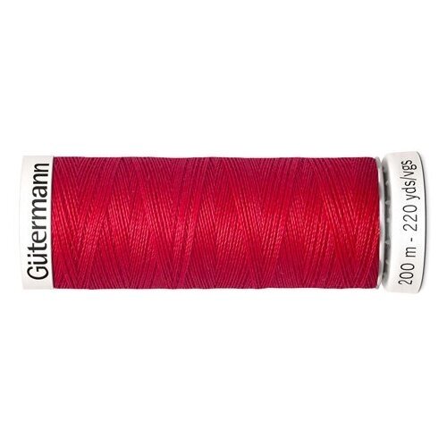 Нить Gutermann Sew-all 748277 для всех материалов, 200 м, 100% полиэстер (156 красный), 5 шт от компании М.Видео - фото 1