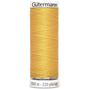 Нить Gutermann Sew-all 748277 для всех материалов, 200 м, 100% полиэстер (488 светлая охра), 5 шт