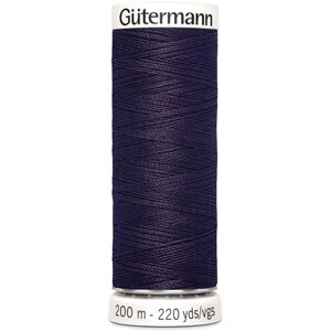 Нить Gutermann Sew-all 748277 для всех материалов, 200 м, 100% полиэстер (512 баклажан), 5 шт