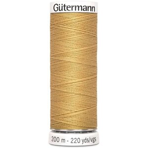 Нить Gutermann Sew-all 748277 для всех материалов, 200 м, 100% полиэстер (893 бежево-жёлтый), 5 шт