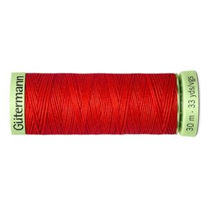 Нить Top Stitch 30/30 м для декоративной отстрочки, 100% полиэстер, Gutermann 744506 (364 красно-лососевый), 5 шт