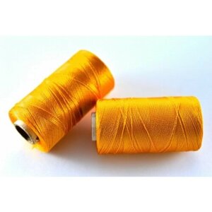 Нитки Doli для кистей и вышивки, цвет 3688 оранжевый, 100% вискоза, 500м, 1шт