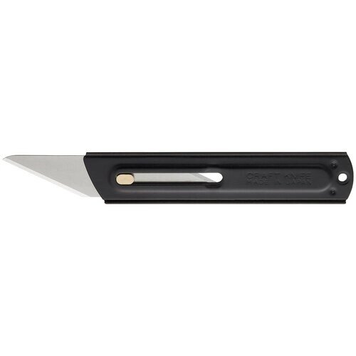 Нож OLFA хозяйственный металлический корпус, с выдвижным 2-х сторонним лезвием, 18мм CK-1 от компании М.Видео - фото 1