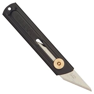 Нож OLFA хозяйственный металлический корпус, с выдвижным 2-х сторонним лезвием, 18мм {OL-CK-1}