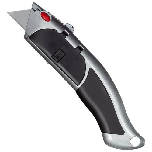 Нож универсальный Attache Selection дельфин 19мм, трапец. + 10шт лезвий, 1 шт от компании М.Видео - фото 1