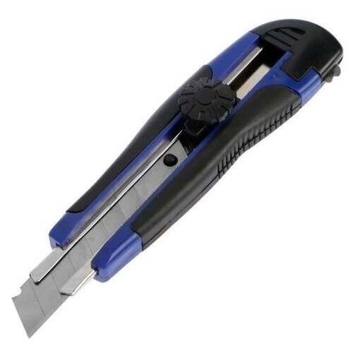 Нож универсальный тундра PRO, металлическая направляющая, винтовой фиксатор, 18 мм от компании М.Видео - фото 1
