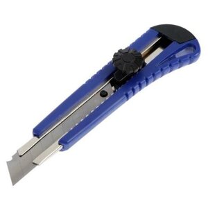 Нож универсальный тундра PRO, металлическая направляющая, винтовой фиксатор, 18 мм