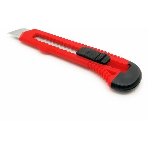 Нож Vira Push lock сегментированное лезвие 18 мм 831301 от компании М.Видео - фото 1
