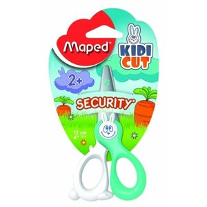 Ножницы детские MAPED Kidicut 12 см, пластиковые лезвия