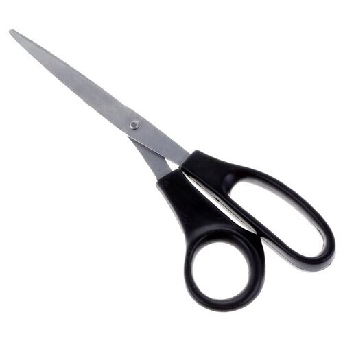 Ножницы Dolce, 21 см, пластиковые ручки, чёрные от компании М.Видео - фото 1