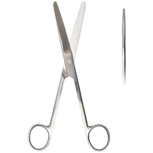 Ножницы хирургические Standard (Стандарт) тупоконечные, прямые, 180 мм, Apexmed