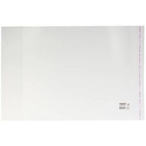 Обложка ПП для учебников пифагор, универсальная, клейкий край, 70 мкм, 250х380 мм, 227414 (цена за 100 шт)