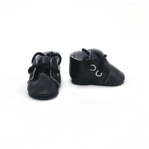 Обувь для кукол, Ботинки на шнурках 5 см для Paola Reina 32 см, Berjuan 35 см, Vidal Rojas 35 см и др., белые