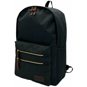 Однотонный рюкзак/городской рюкзак/школьный рюкзак черный