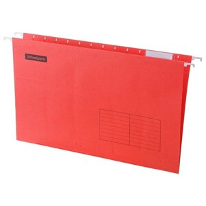 OfficeSpace Подвесная папка Foolscap А4, картон, 10 шт, красный