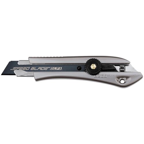 OLFA нож с выдвижным сегментированным лезвием, винтовой фиксатор, 18мм от компании М.Видео - фото 1