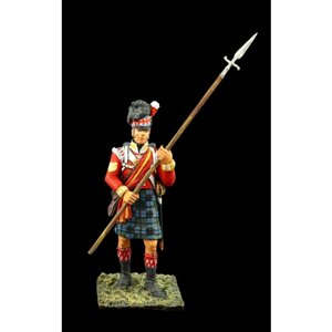 Оловянный солдатик SDS: Колор-сержант, 1815 г