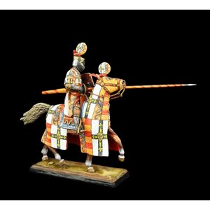 Оловянный солдатик SDS: Конный рыцарь Тевтонского Ордена, XII в