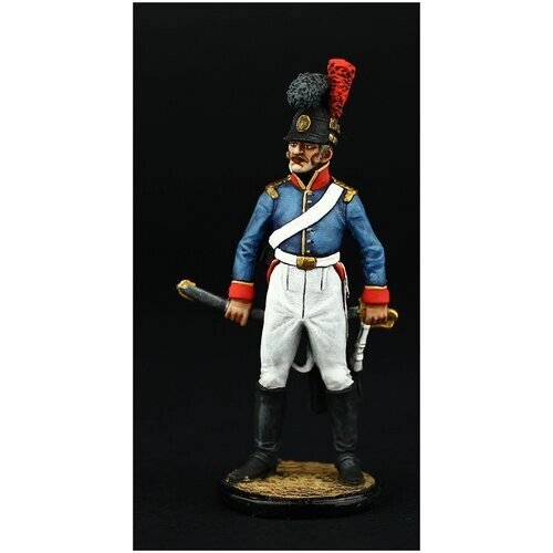 Оловянный солдатик SDS : Рядовой 6-го кавалерийского полка. Португалия, 1806-10 гг от компании М.Видео - фото 1