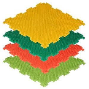 Орто Массажный коврик - пазл, 1 модуль «Орто. Трава мягкая», цвета микс