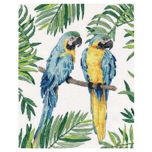 Овен Набор для вышивания Сине-желтые ара 21 x 29 см (1348)