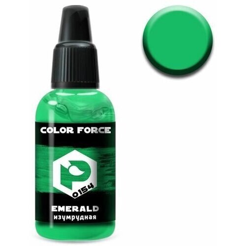 Pacific88 Aero COLOR FORCE Краска для аэрографа Изумрудная (emerald),18 ml от компании М.Видео - фото 1