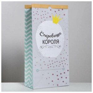 Пакет крафтовый "Сокровища короля", 64 х 32 х 16 см