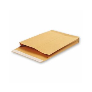 Пакет почтовый Gusset С4 из крафт-бумаги стрип 229х324 130 г/кв. м 200 штук в упаковке, 95222